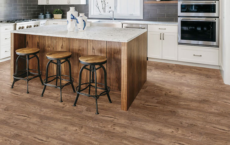 Engineered Flooring in a kitchen