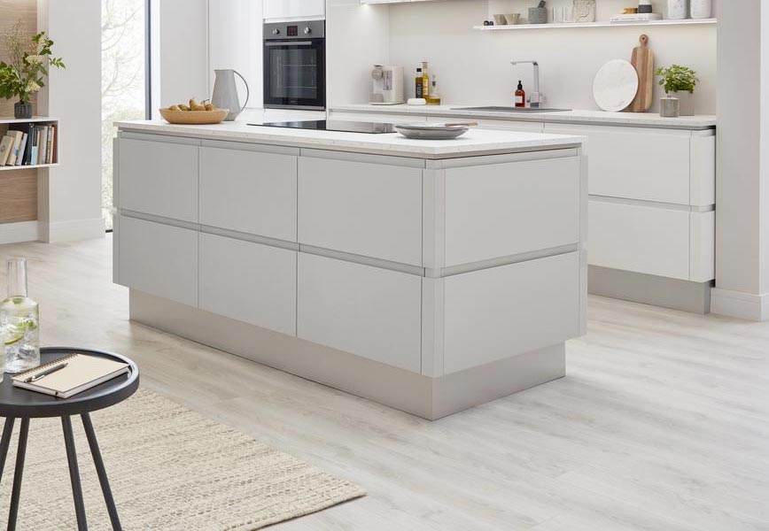 Solid Wood FLooring in an open plan room