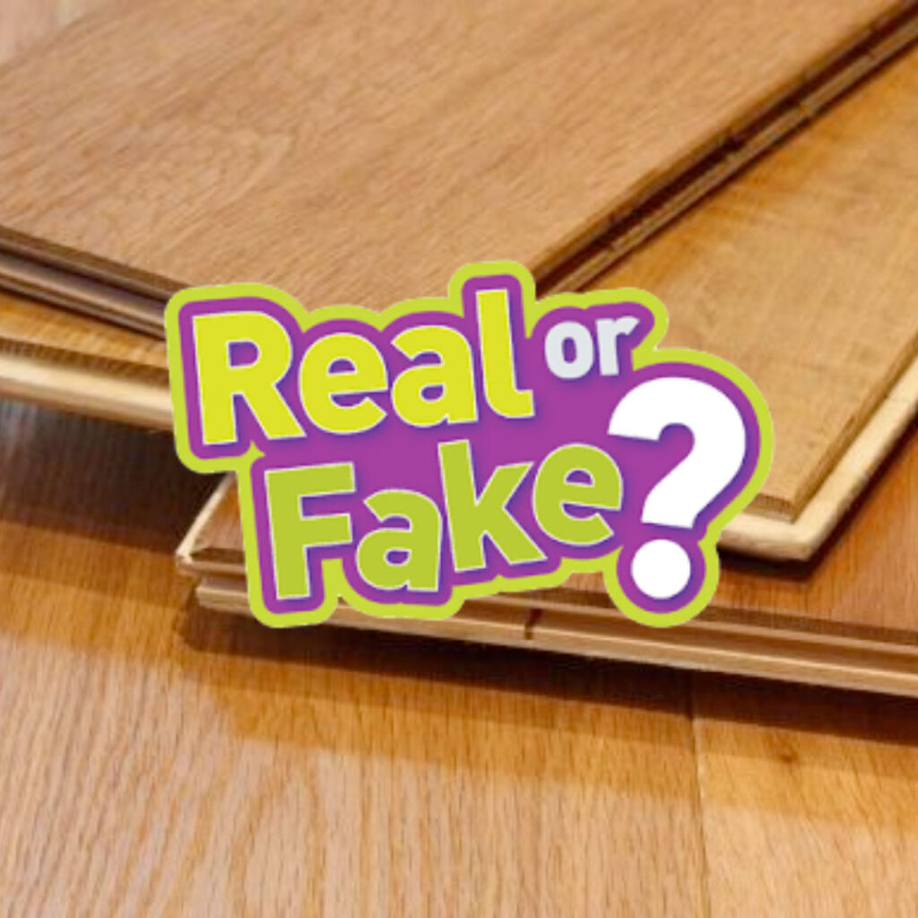 Engineered wooden Flooring real or fake